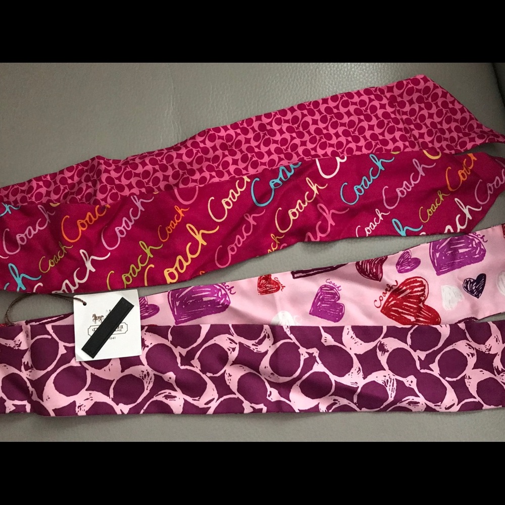 Coach scarf bundle